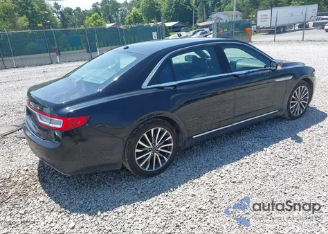 2017 Lincoln Continental Select z USA, uszkodzony, nr VIN 1LN6L9TK7H5611821